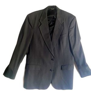 Christian Dior Gray Wool Blend Blazer Jacket - Sz 42 (M/L)